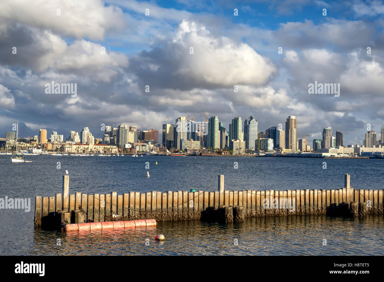 Horizonte de San Diego y el puerto. San Diego, California, USA. Foto de stock