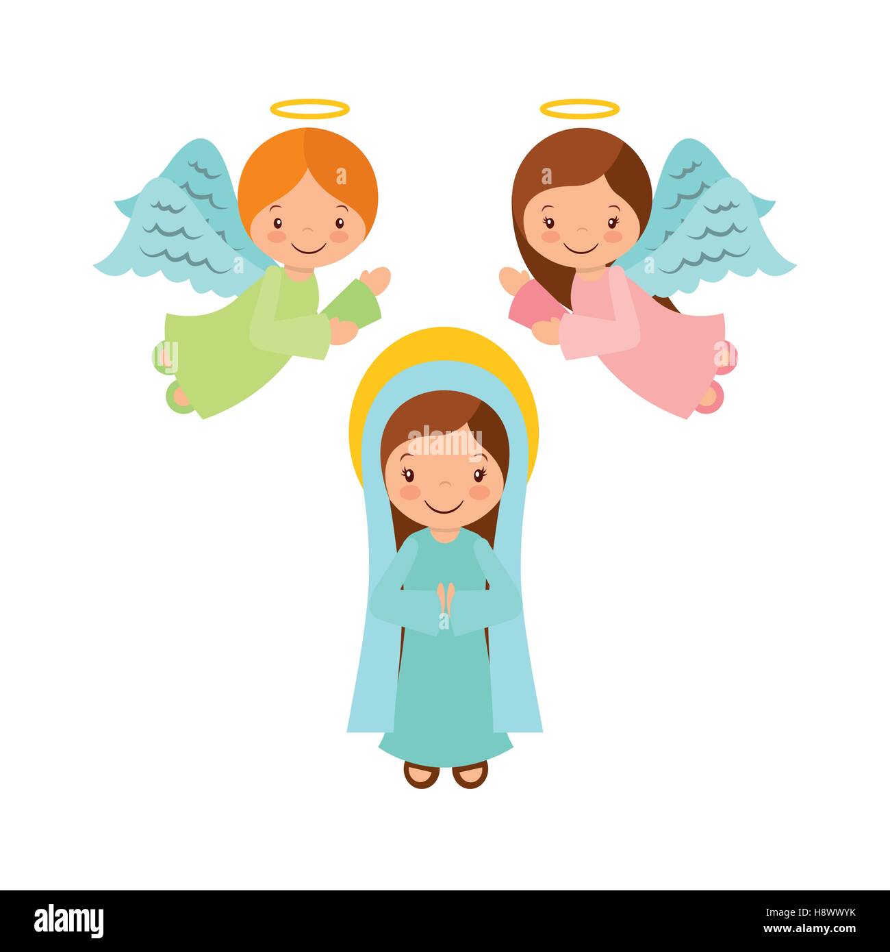 Virgen maria con angeles Imágenes vectoriales de stock - Alamy Virgen maria con angeles Imágenes vectoriales de stock - Alamy