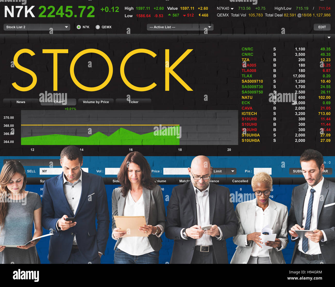 Stock Exchange Trading Forex Finanzas Concepto Gráfico Foto de stock