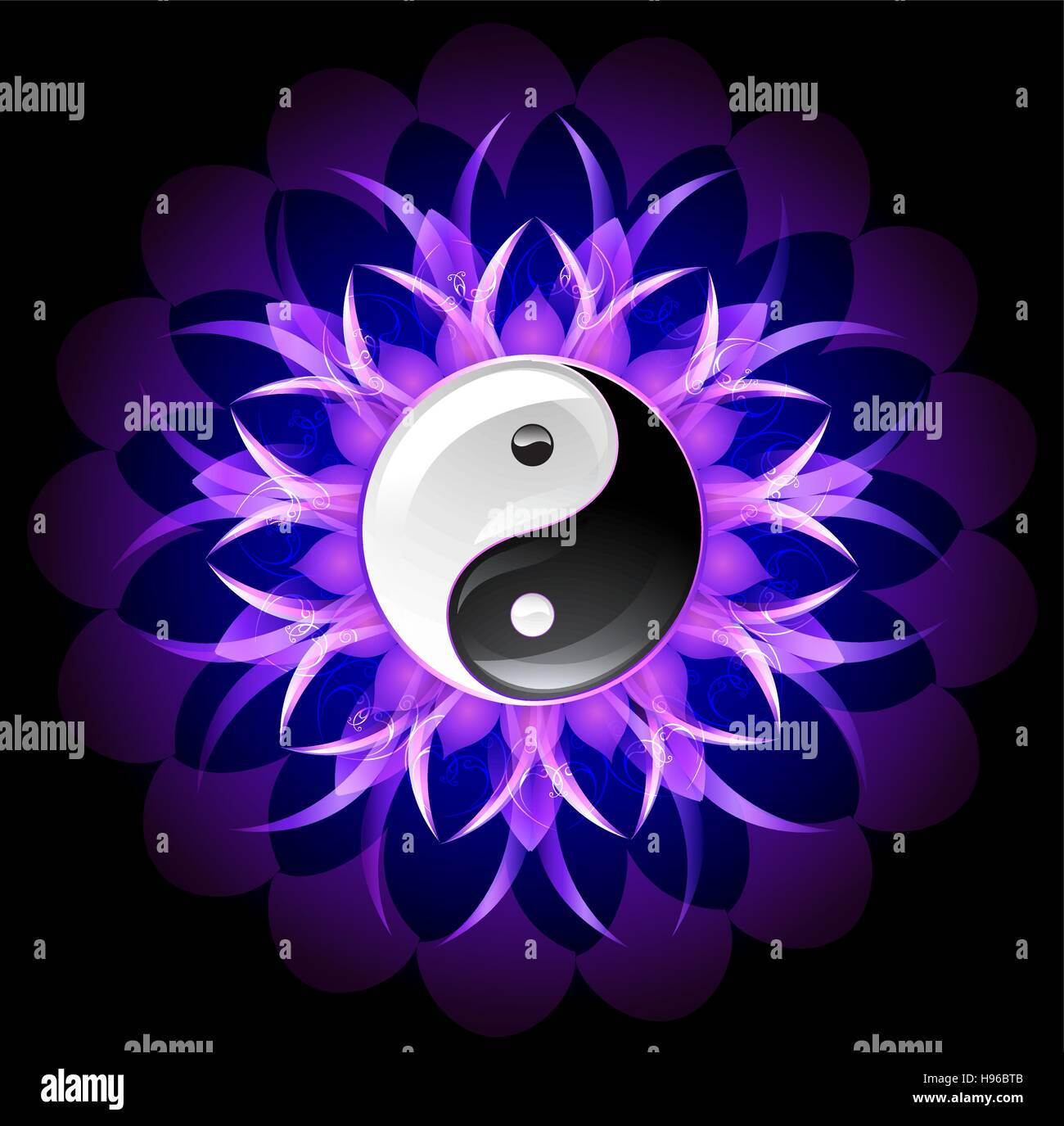 Yang yin Imágenes vectoriales de stock - Alamy