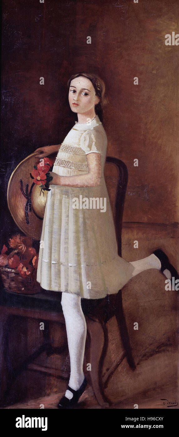 André Derain, sobrina del pintor - 1931 Foto de stock