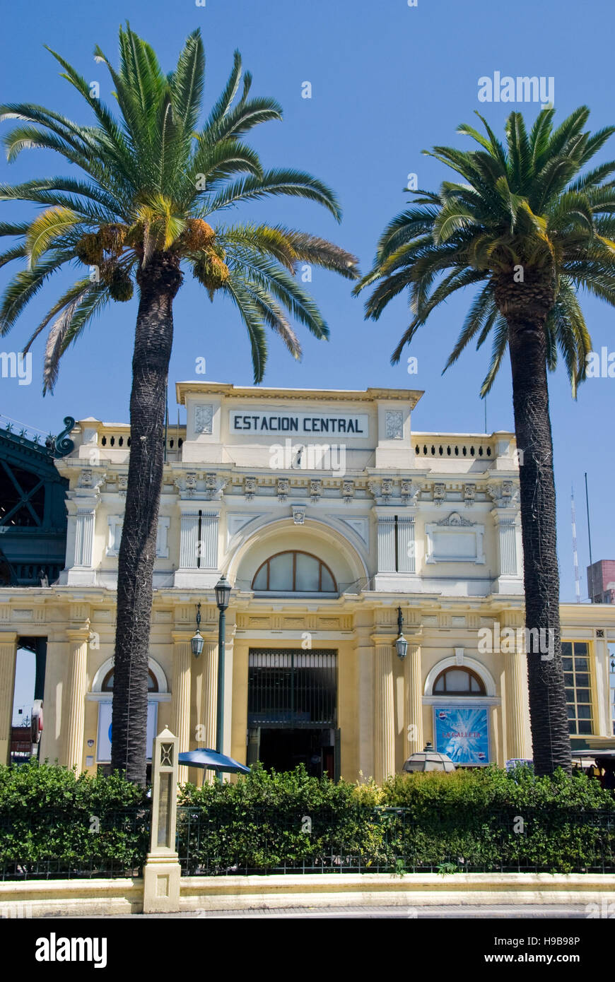Estación Central, la estación central, en Santiago de Chile, Chile