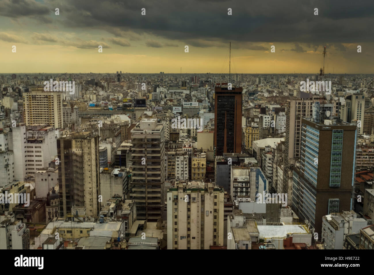 La ciudad de Buenos Aires. Foto de stock