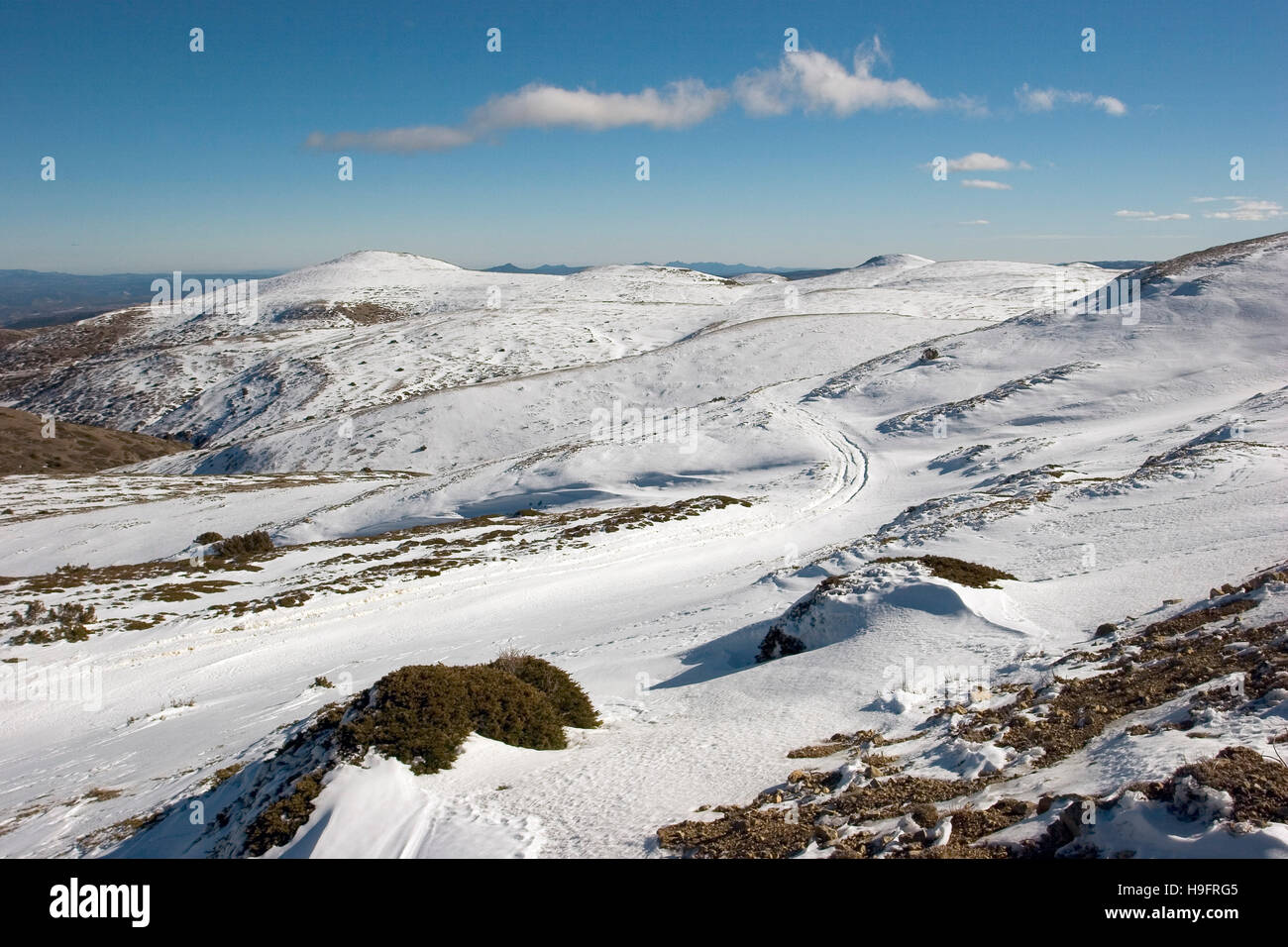 Gama de Javalambre. Teruel. Aragón. España. Foto de stock