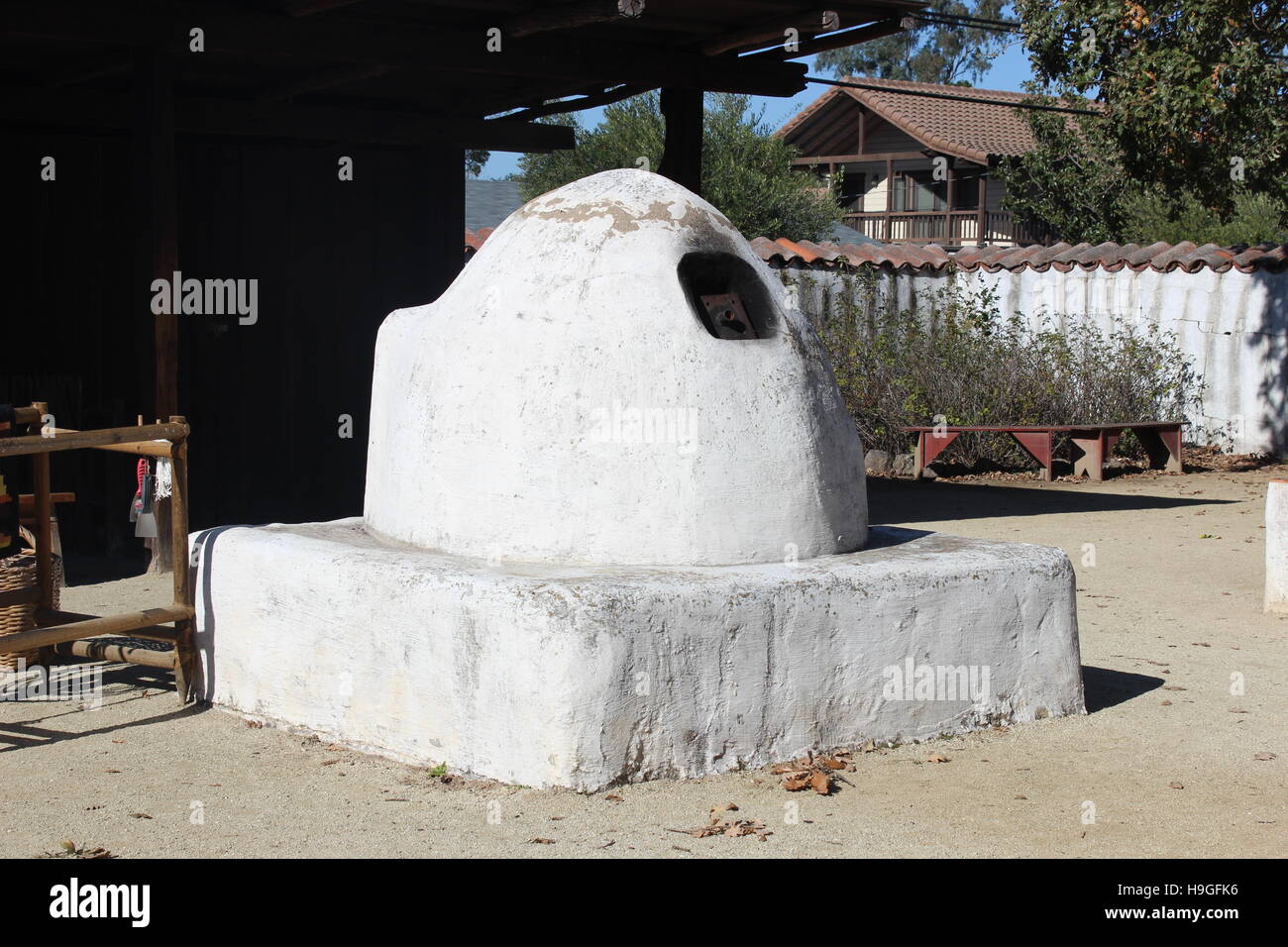 Horno de la colmena, la Misión de San Francisco Solano, Sonoma, California Foto de stock