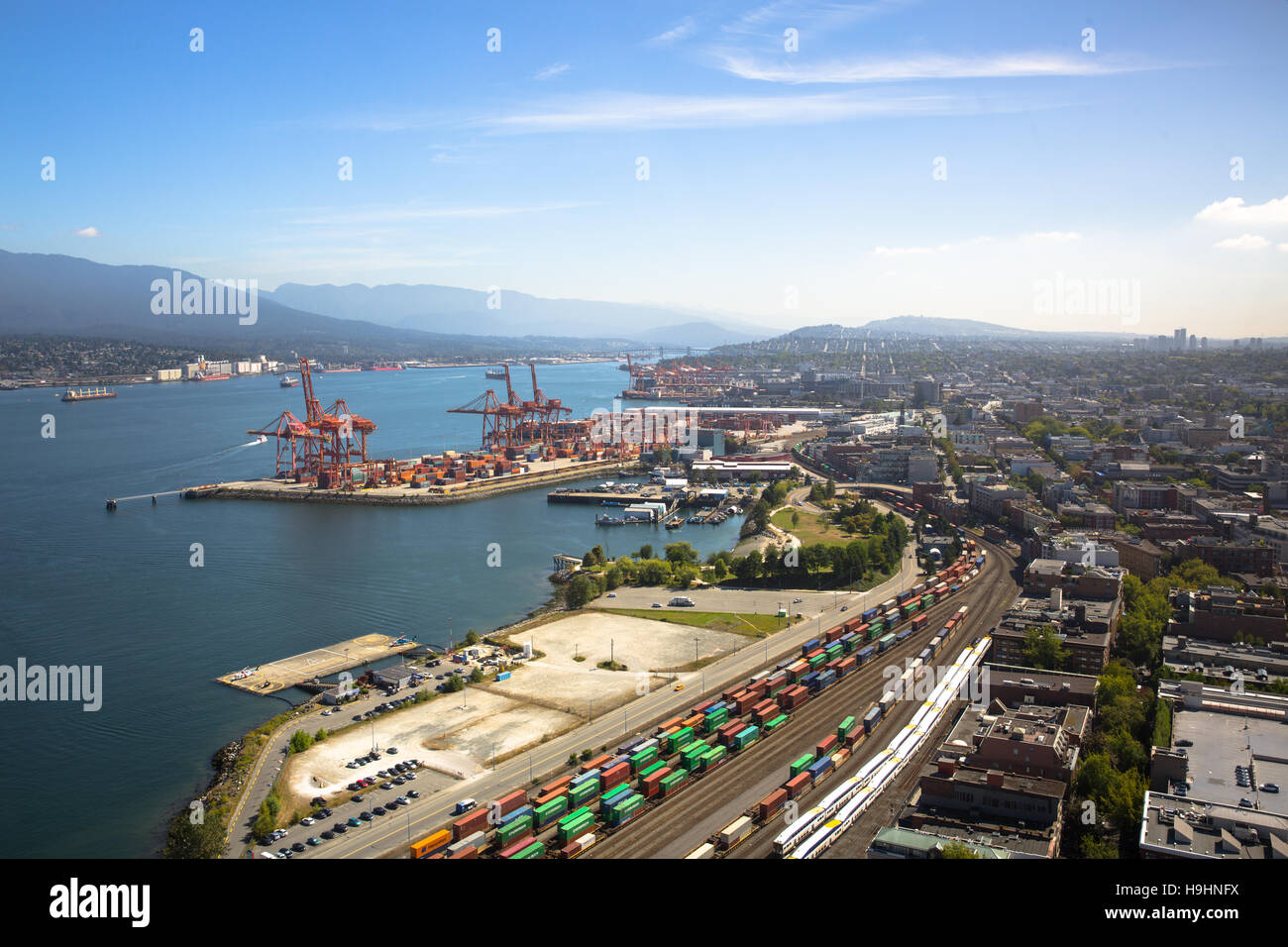 Vista del Puerto de Vancouver desde la parte superior de Vancouver -  Vancouver, BC Fotografía de stock - Alamy