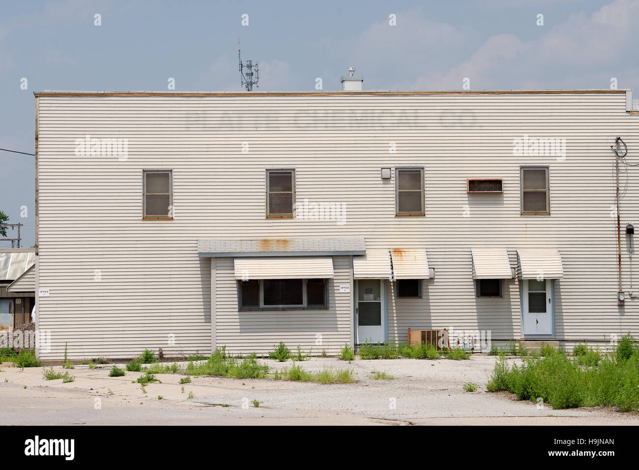 Platte Chemical Co. edificio de South Main Street, Fremont, Condado de Dodge, Nebraska, EEUU. Foto de stock