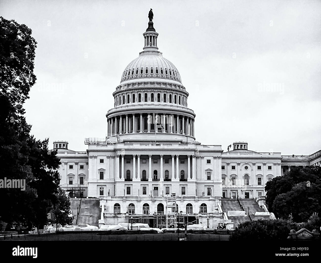 El Capitolio, en Washington D.C. Foto de stock