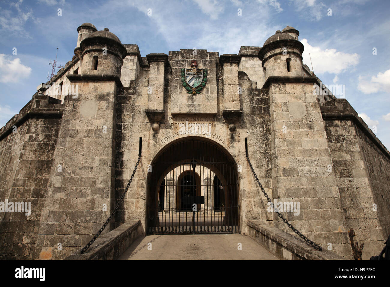 Fortaleza Del Castillo De La Real Fuerza o el Castillo de la Real Fuerza, La Habana, Cuba Foto de stock