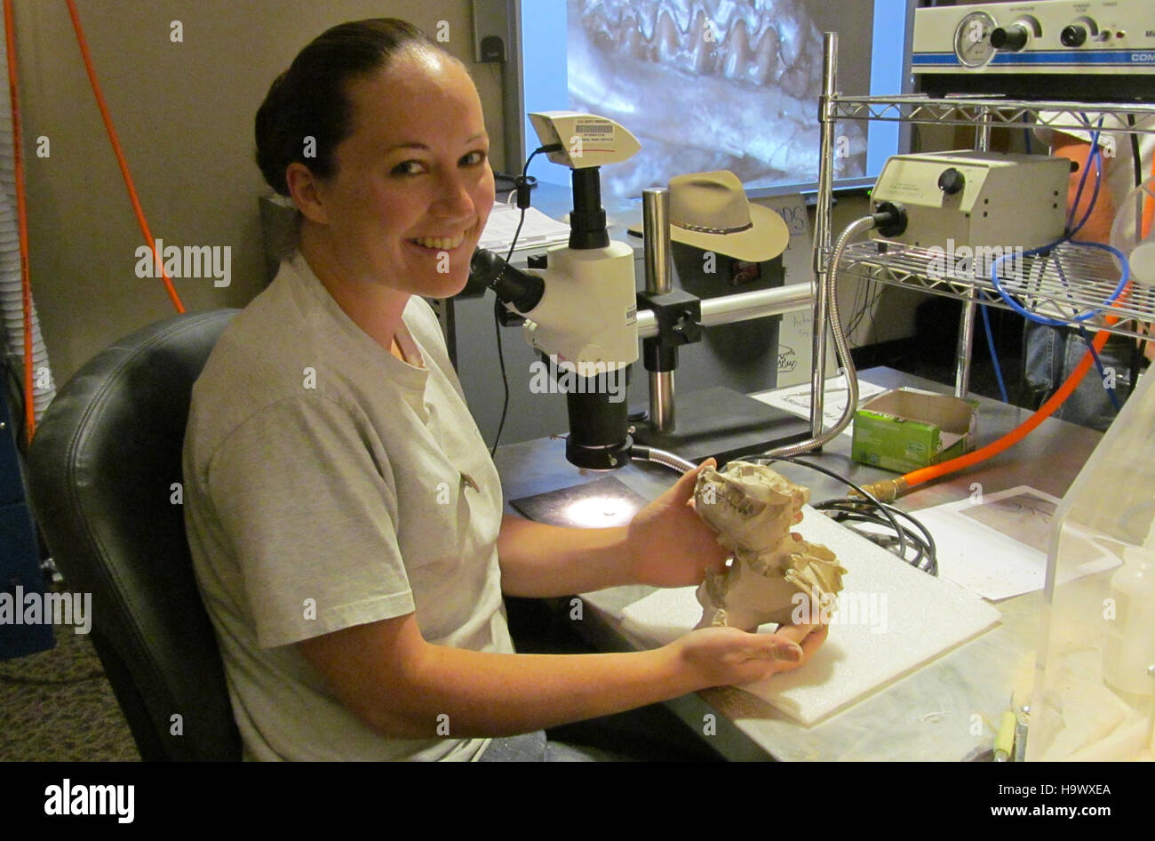 7576930514 badlandsnationalpark Mindy & Oreodont combustibles Foto de stock