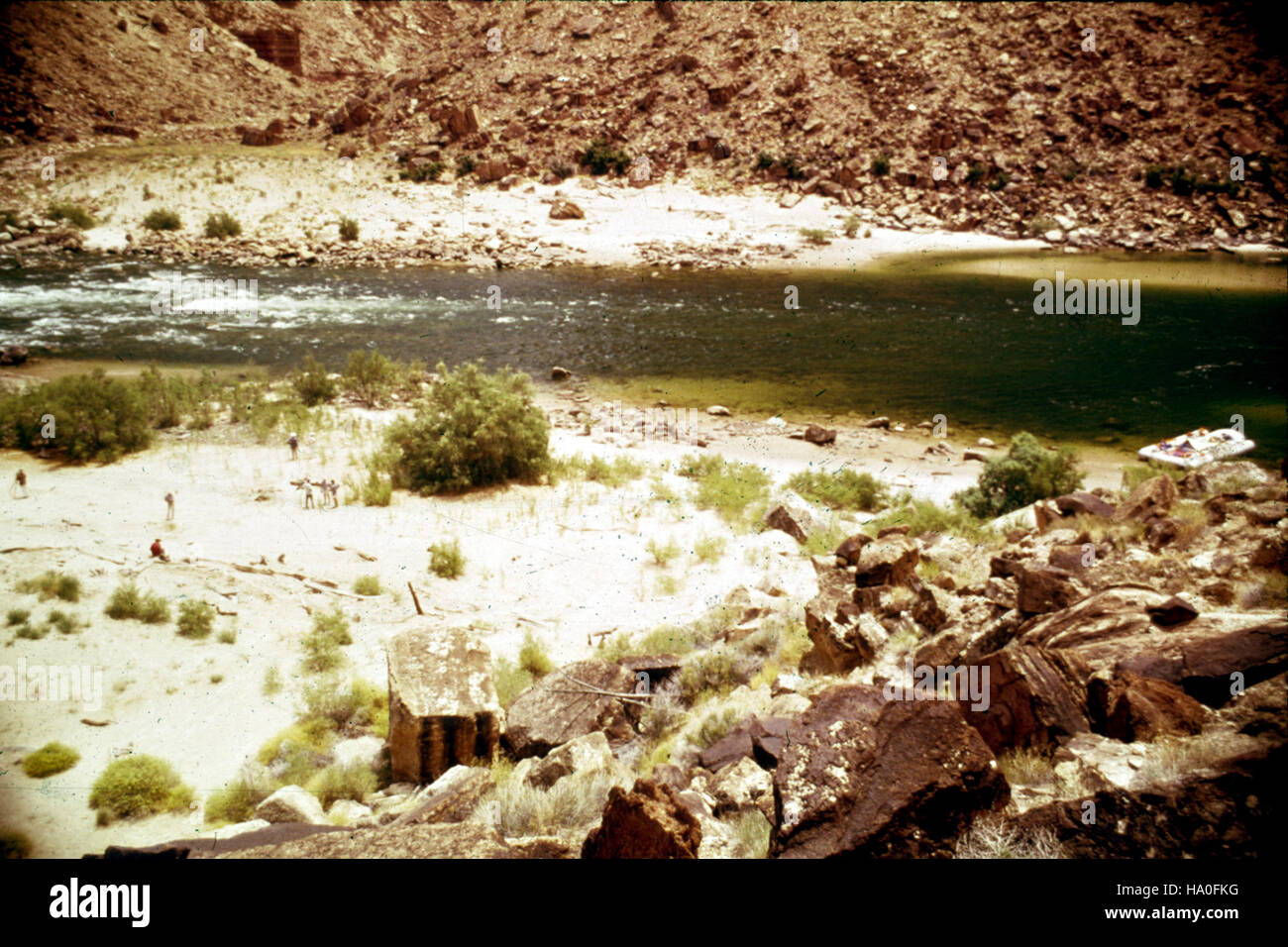 Grand Canyon nps R7.9U 16563670881 - Derecho - badger creek 7.9 (inferior) Foto de stock