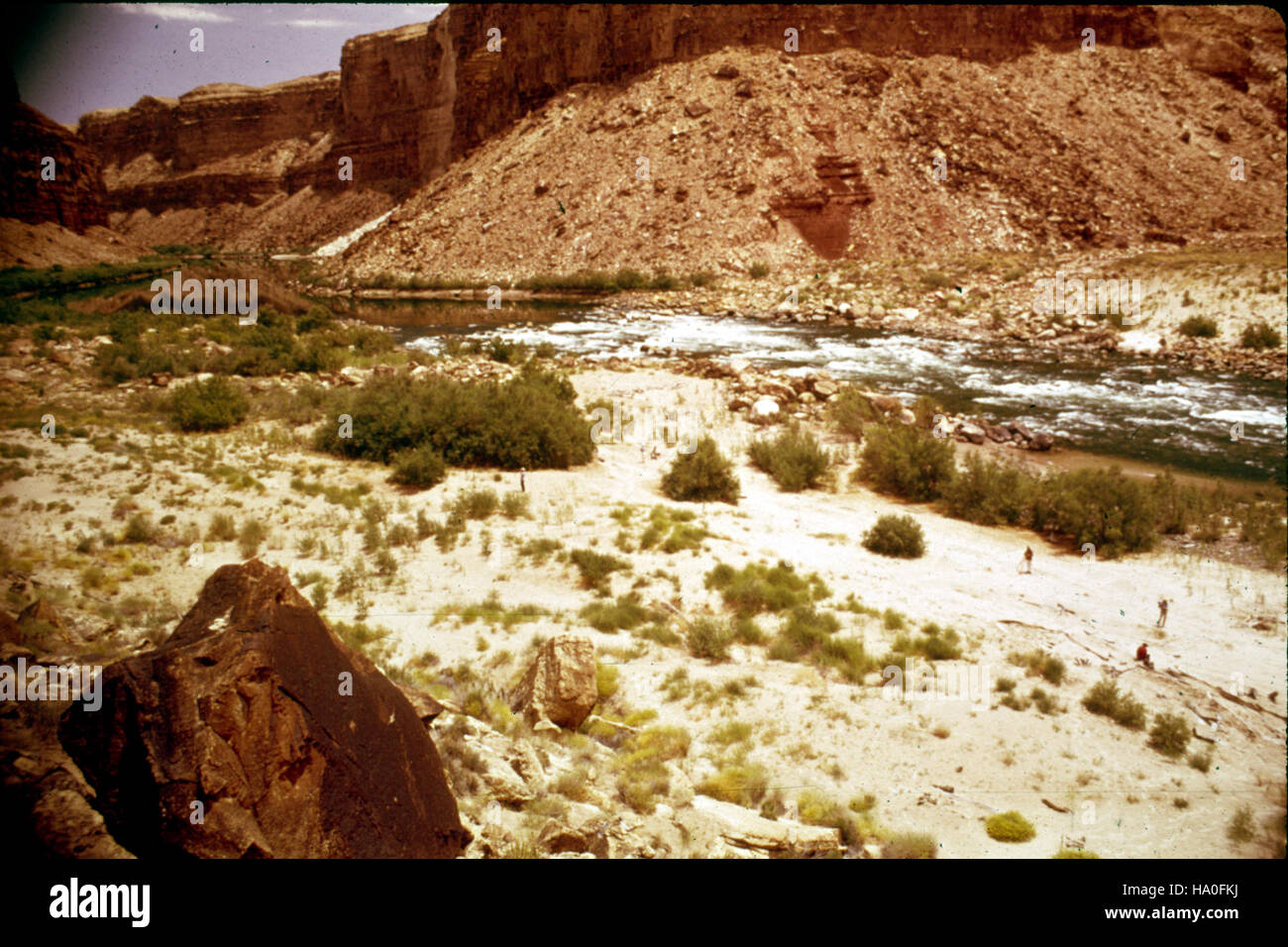 Grand Canyon nps R7.9U 16563667871 - Derecho - badger creek 7.9 (superior) Foto de stock