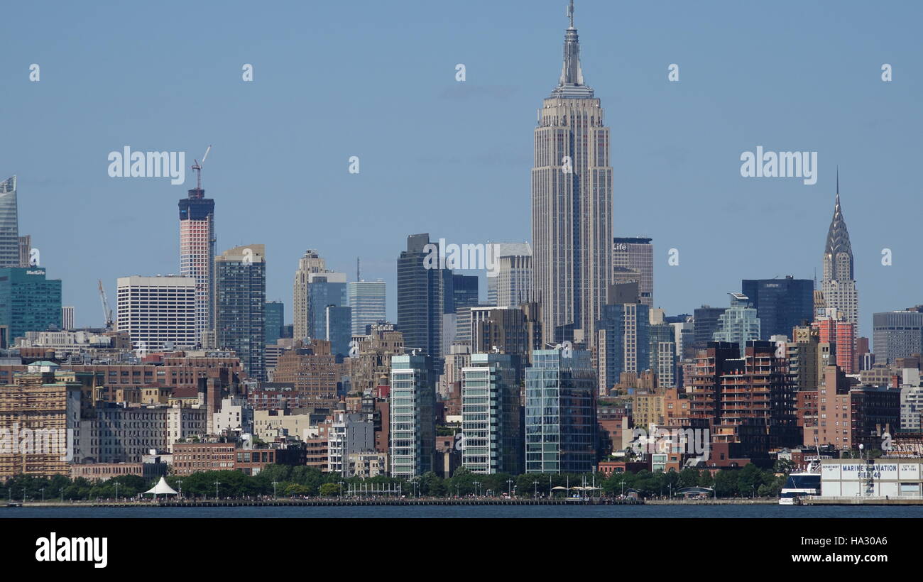 El Edificio Empire State y Midtown Manhattan nyc Foto de stock