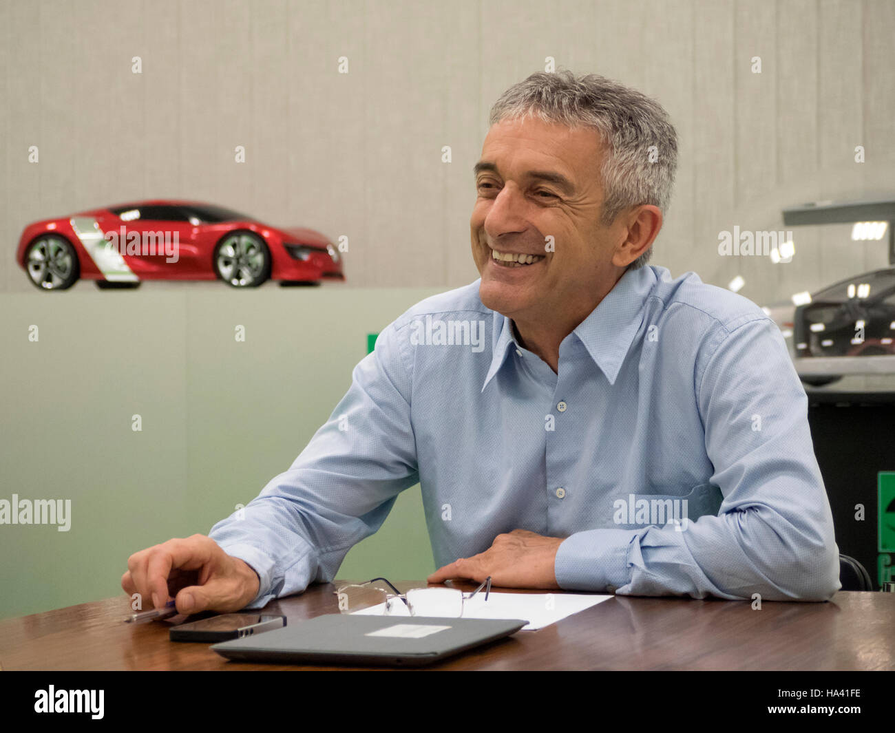 Pierangelo Maffiodo jefe de diseño en G-Studio Turín, Italia Foto de stock