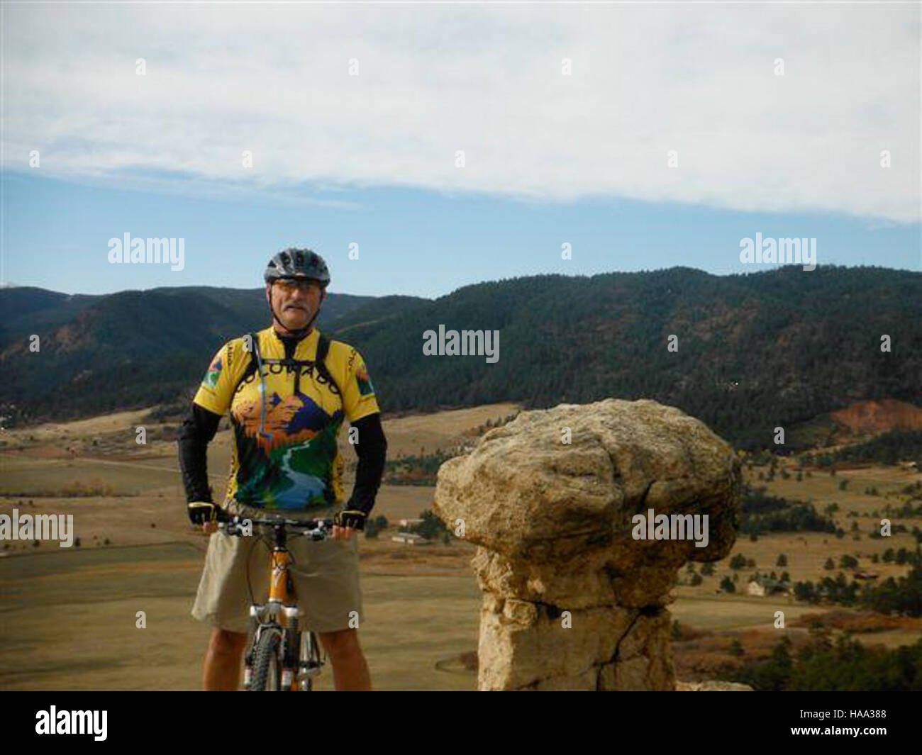 9124850827 usinterior ciclismo en el Condado de Douglas Espacio Abierto, Larkspur, Colorado Foto de stock