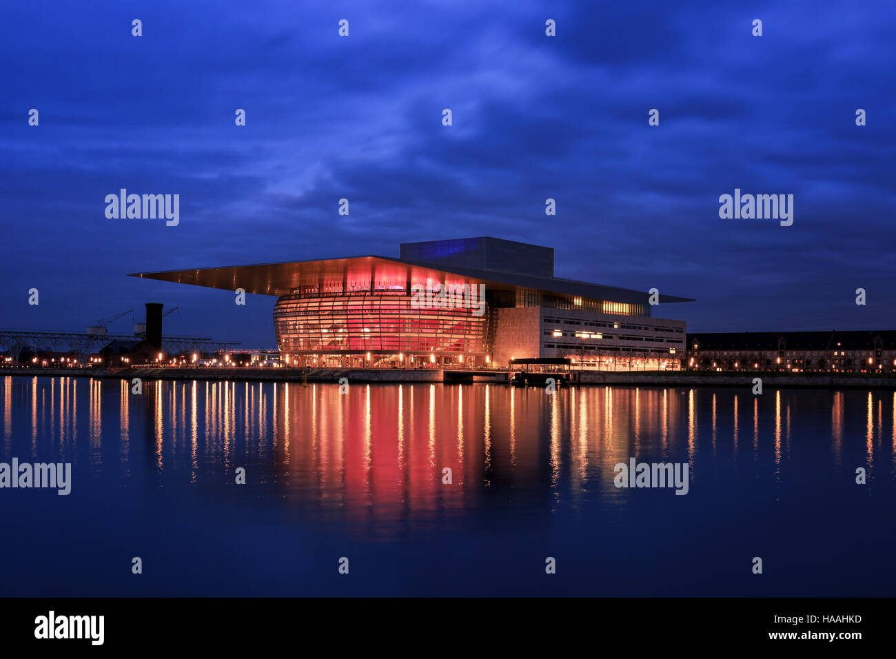 Ópera de Copenhague, Copenhague, Dinamarca Foto de stock
