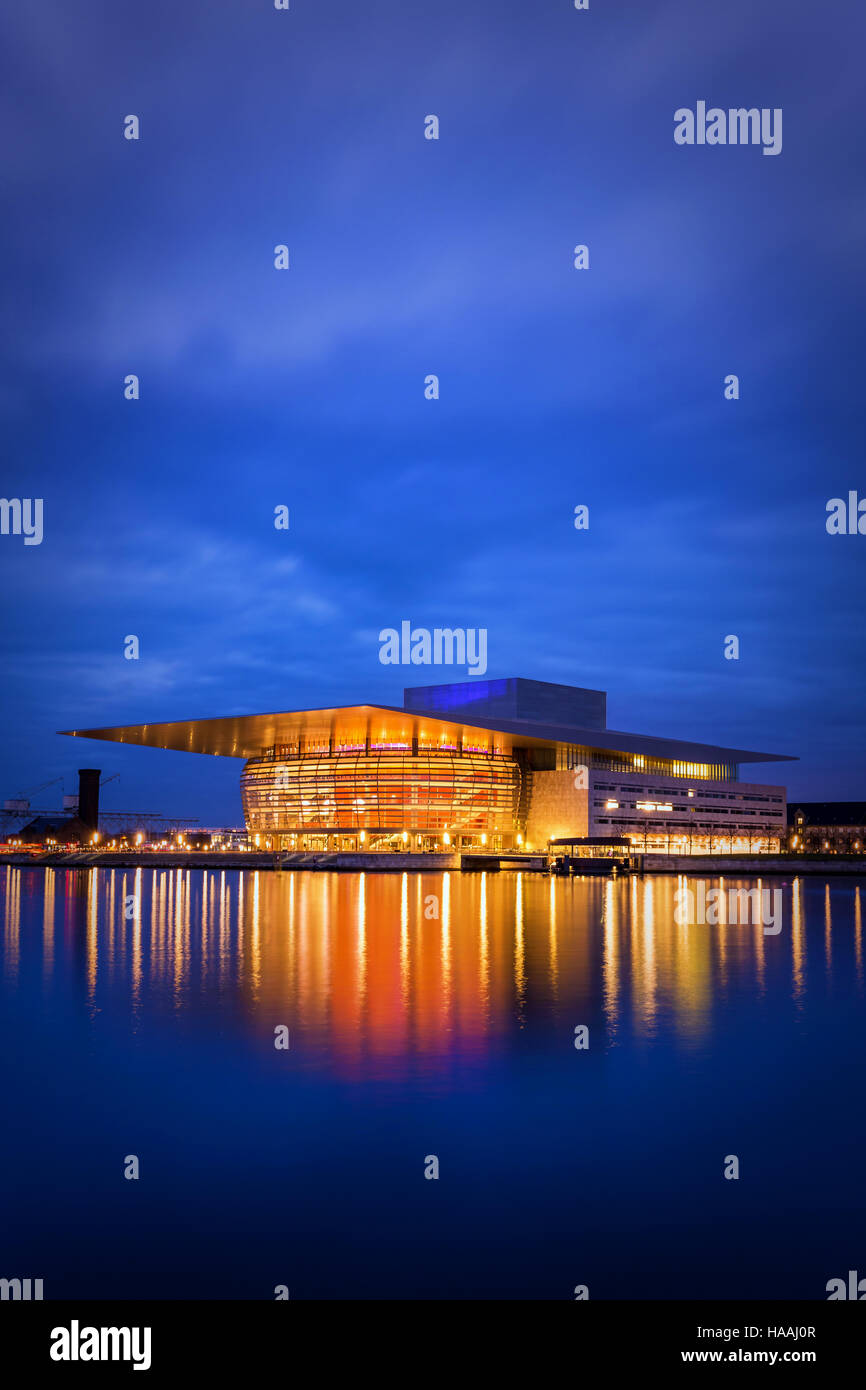 Ópera de Copenhague, Copenhague, Dinamarca Foto de stock