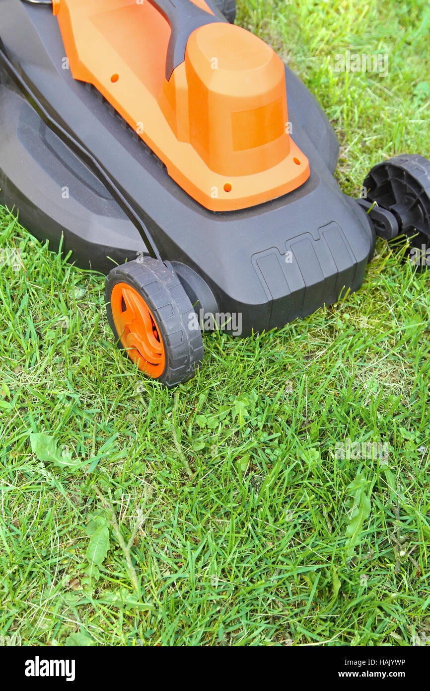 Bosch escarificador eléctrico / césped Raker Fotografía de stock - Alamy