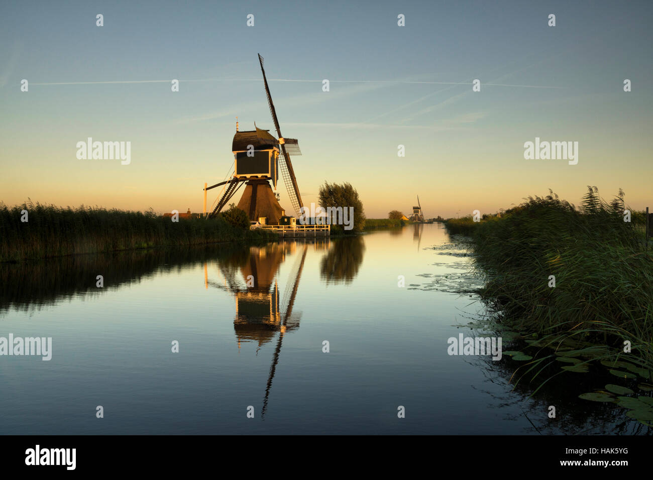 El Windmill Gelkenesmolen Foto de stock