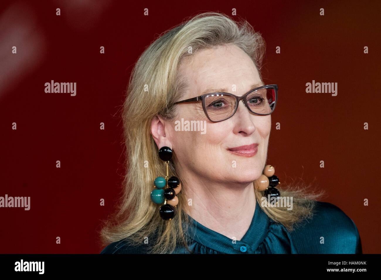 Roma, Italia (IT) - 20 Oct 2016 - Auditorio - en el Festival de Cine de Roma Meryl Streep a presenta la película Florence Foster Jankisn Foto de stock