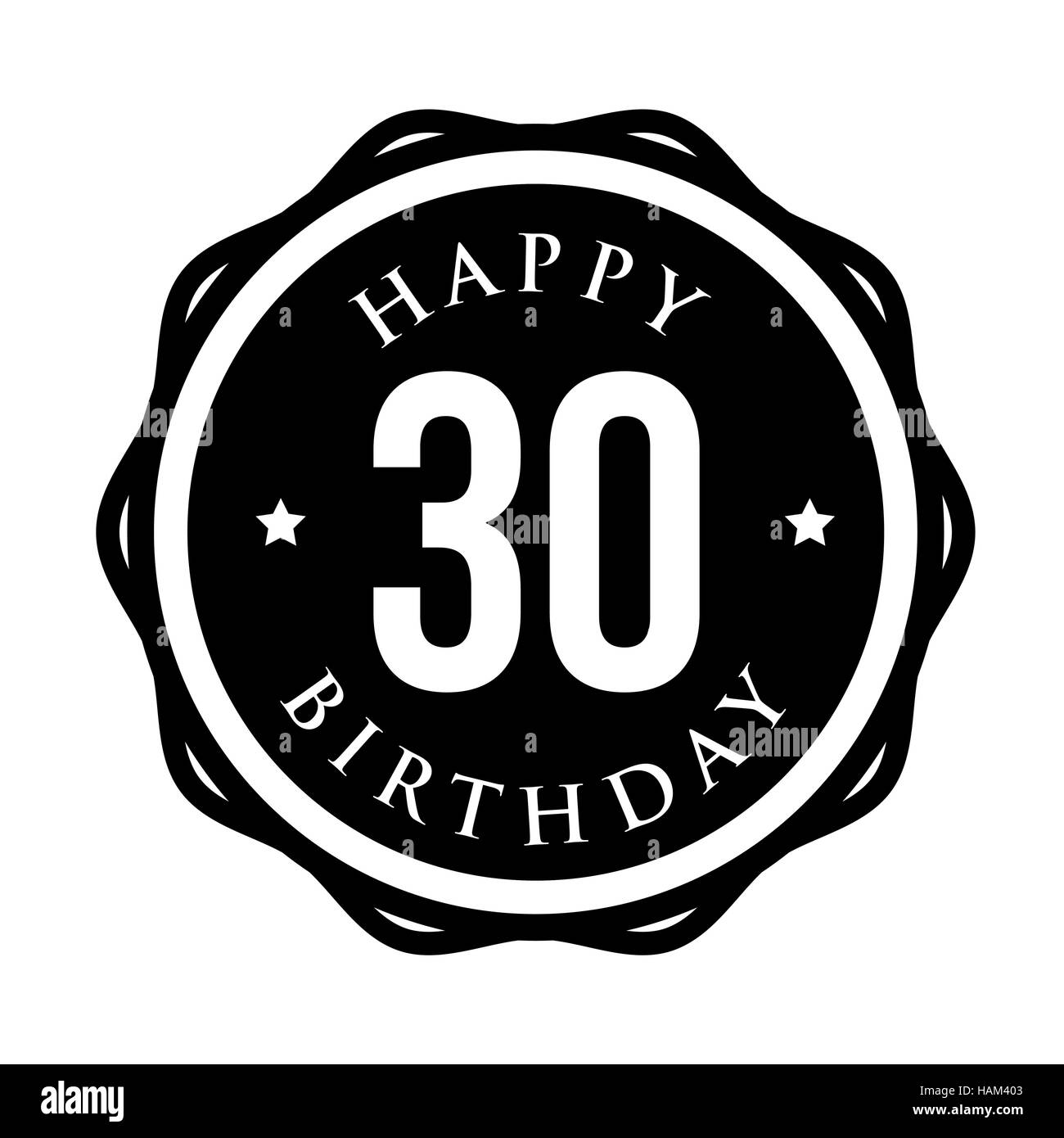 Feliz 30 cumpleaños - 30 cumpleaños Pegatina