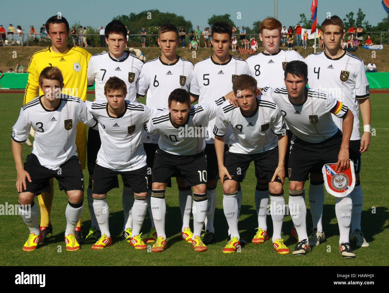 U 18 DFB Equipo Nacional Foto de stock