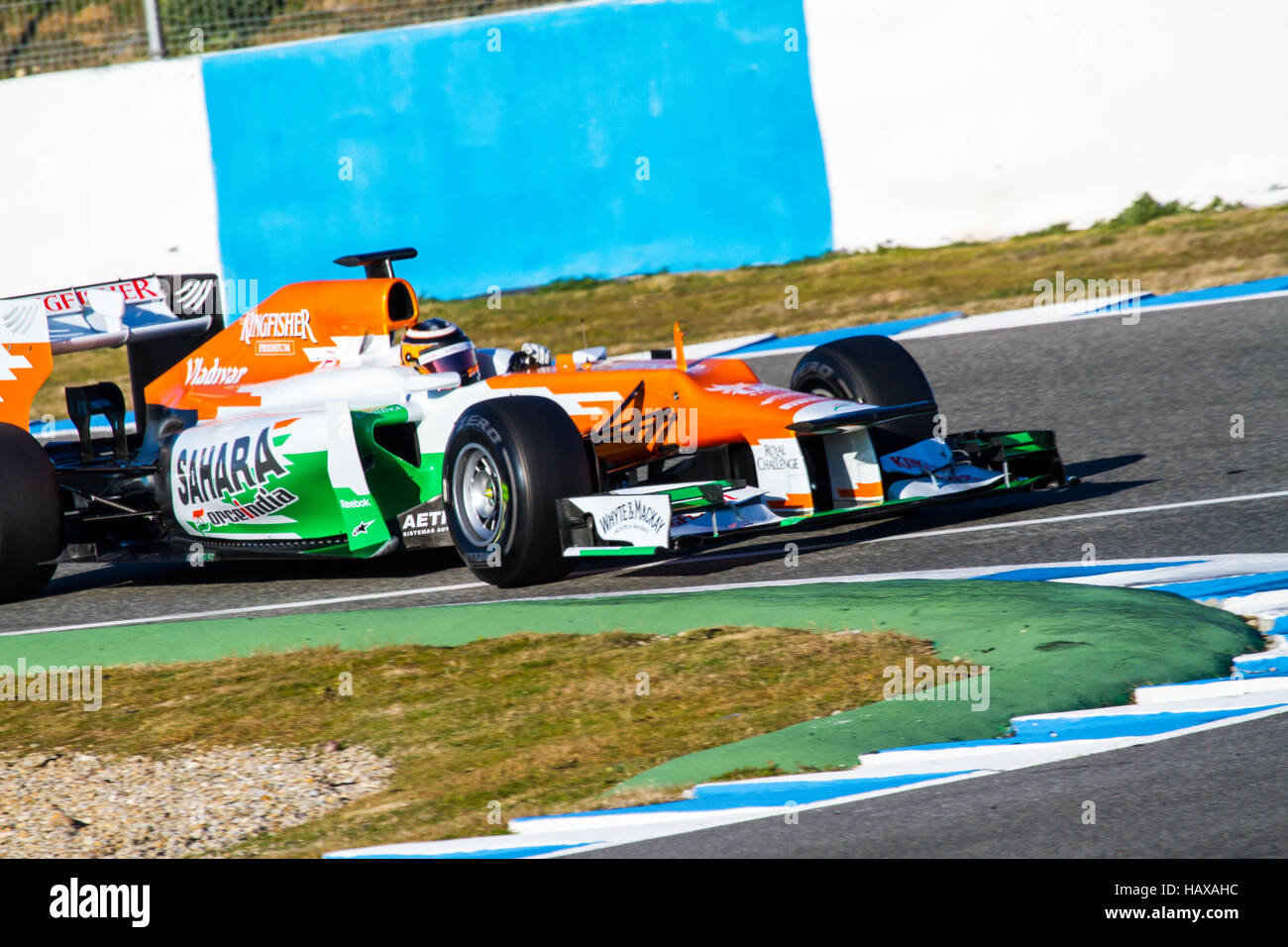 Equipo Force India F1, Nico Hülkenberg, 2012 Foto de stock