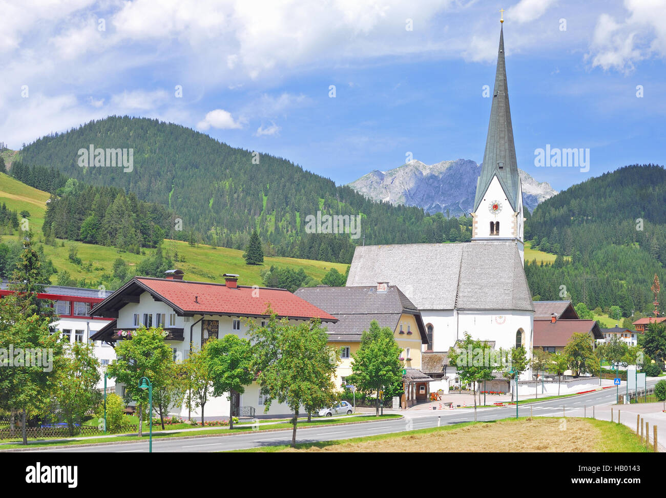 Sankt Martin am Tennengebirge,Austria Foto de stock