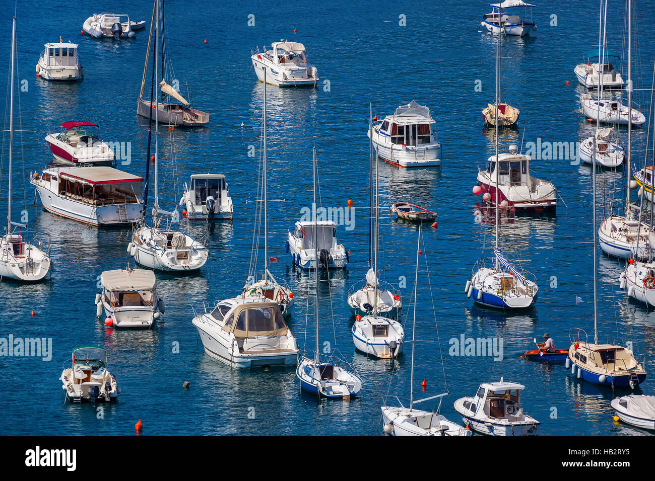 Puerto en Herceg Novi, Montenegro Foto de stock