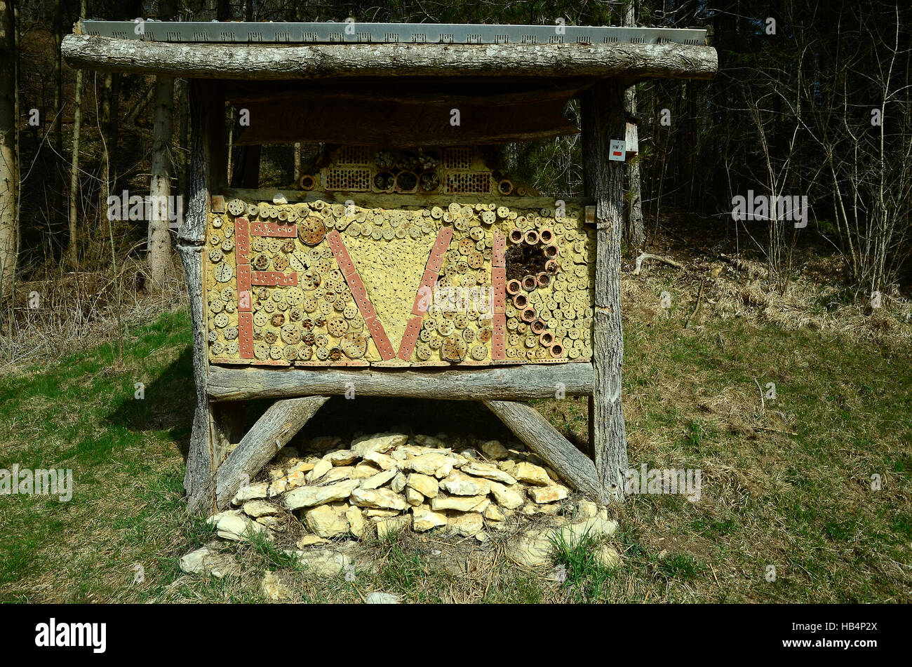 Muro de insectos, insectbox, Naturaleza, Conservación Foto de stock