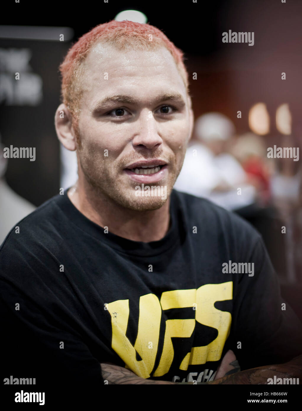 Ufc fighter chris leben during fotografías e imágenes de alta