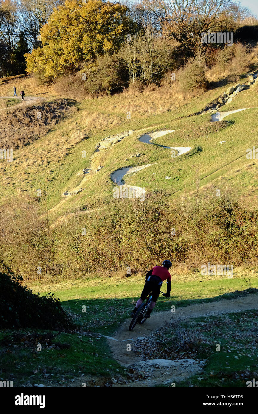 Bike Park olímpico Hadleigh Foto de stock