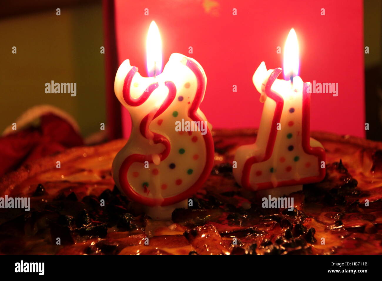 Birthday cake candles number 31 fotografías e imágenes de alta resolución -  Alamy