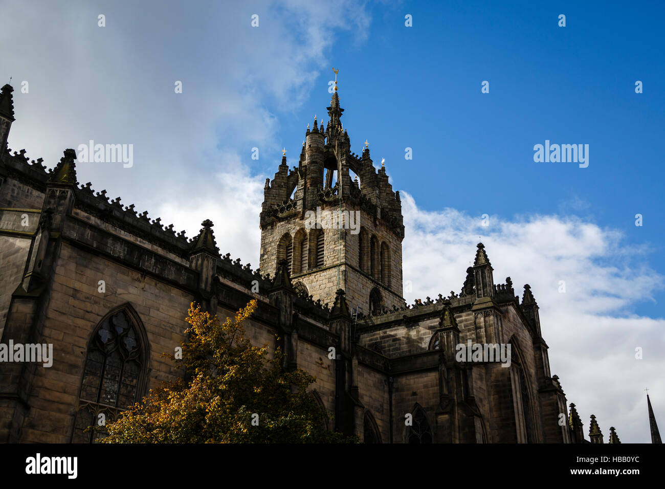 Exterior de la Catedral de Saint Giles', Edimburgo, Escocia Foto de stock