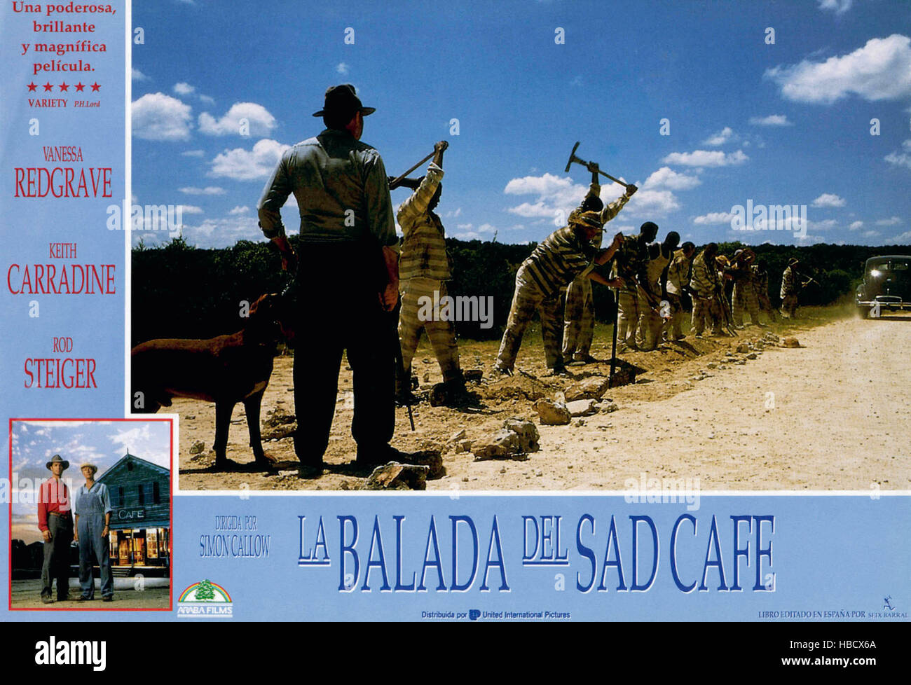 La balada DEL CAFÉ triste, (aka la balada DEL CAFÉ TRISTE), español lobbycard, 1991. ©Anjelica La balada DEL CAFÉ triste, (aka la balada DEL CAFÉ TRISTE), español lobbycard, 1991. ©Anjelica