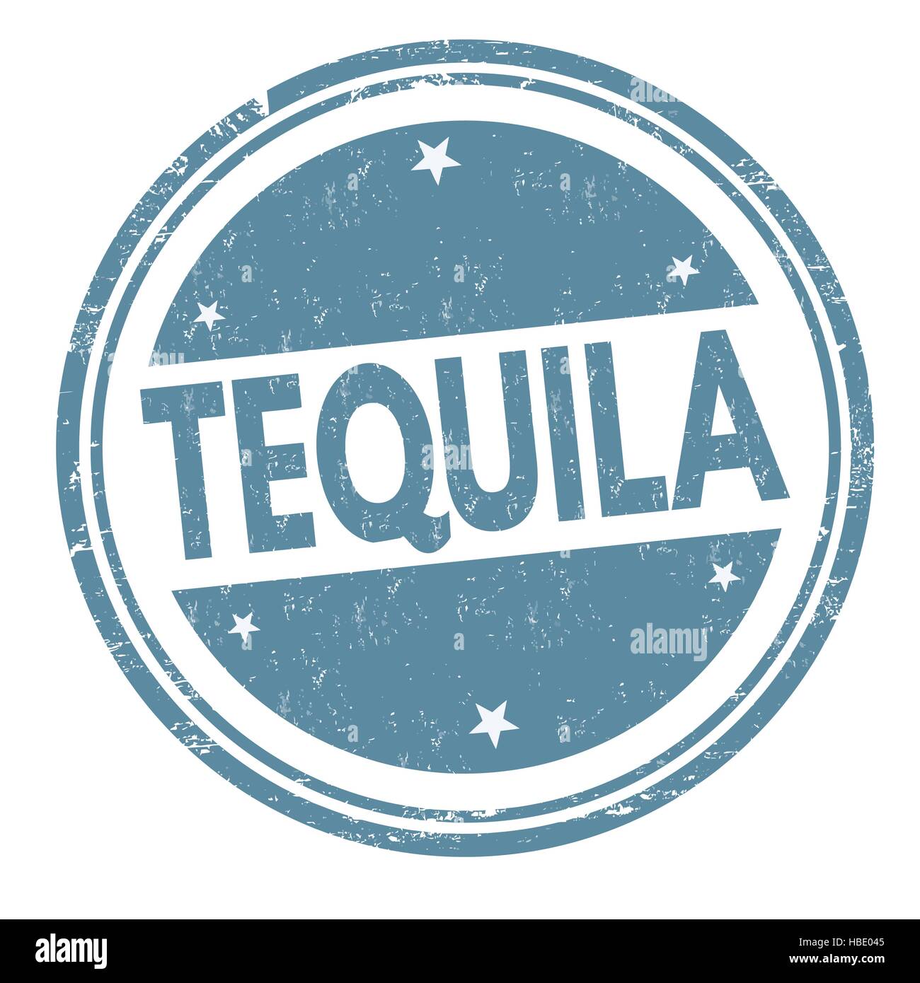 Signo tequila o sello Ilustración del Vector