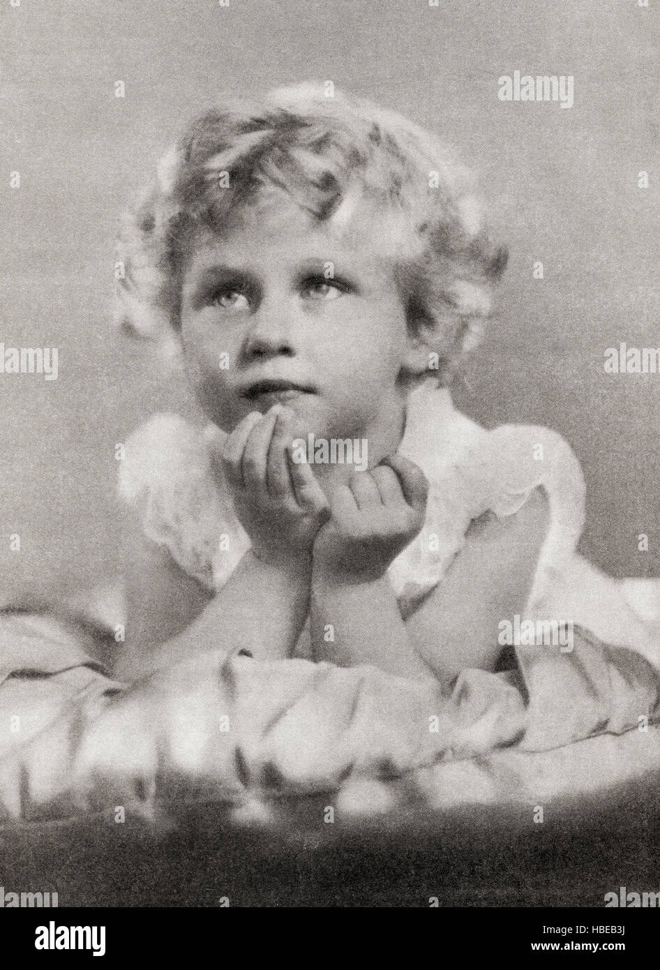 Princess Margaret, Margaret Rose; 1930 - 2002, aka Princess Margaret Rose. La hija más joven del rey George VI y la Reina Elizabeth. Desde sus graciosas majestades el rey George VI y la Reina Elizabeth, publicado en 1937. Foto de stock