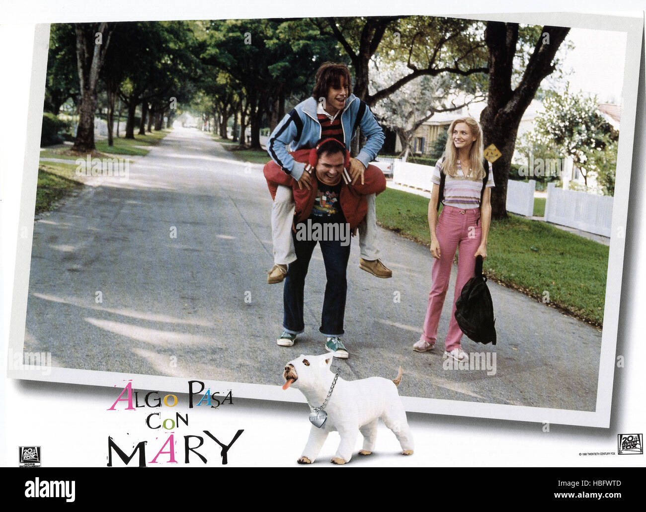 THERE's Something About Mary, (aka algo pasa con Mary), desde la izquierda:  Ben Stiller (arriba), W. Earl Brown, Cameron Diaz, 1998, TM Fotografía de  stock - Alamy