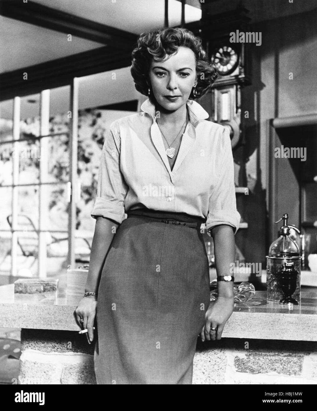 La gran cuchilla, Ida Lupino, 1955 Foto de stock