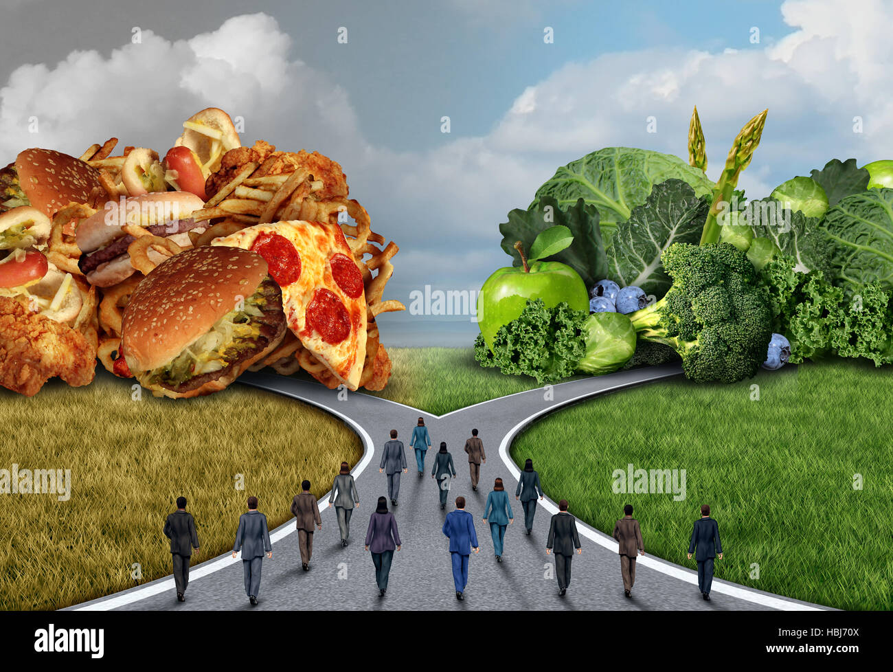 La Elección De La Dieta Alimentaria De La Sociedad Y Un Estilo De Vida Saludable Dilema Como Un