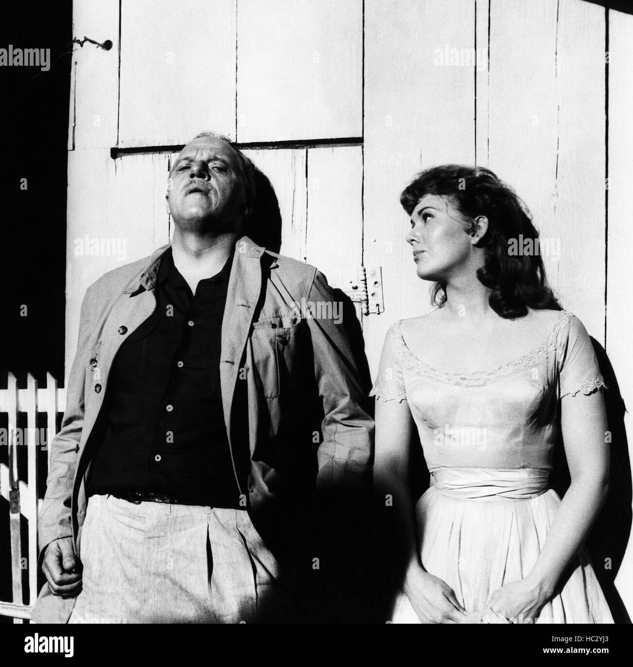 PICNIC, Joshua Logan, a la izquierda, dirección Kim Novak, 1955 Foto de stock
