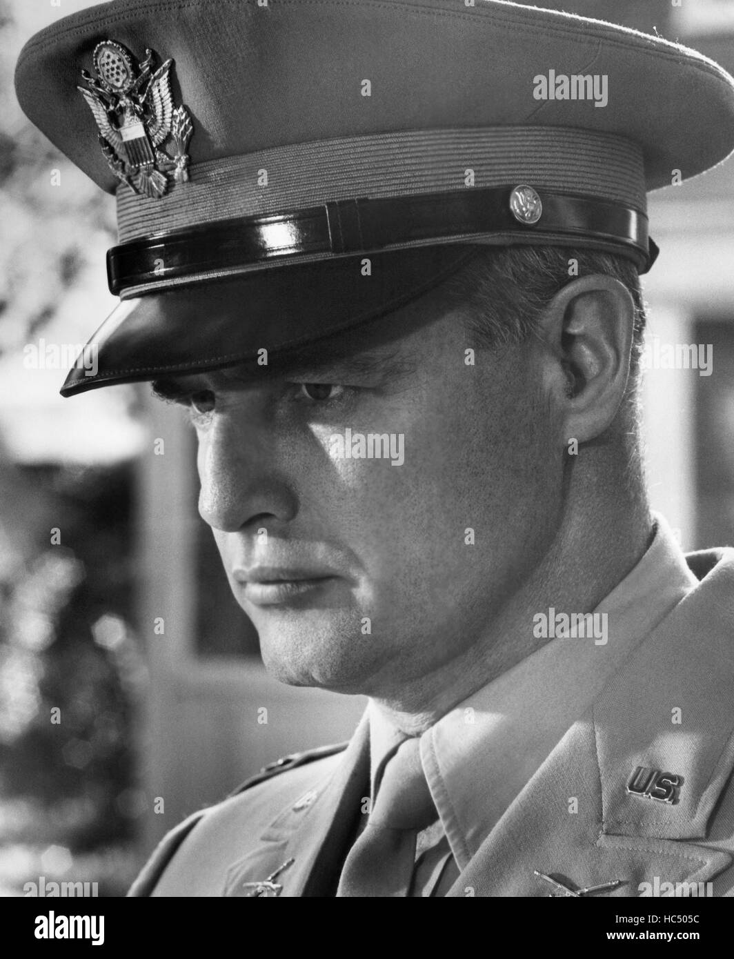 Reflejos en un ojo dorado, Marlon Brando, 1967 Fotografía de stock Alamy