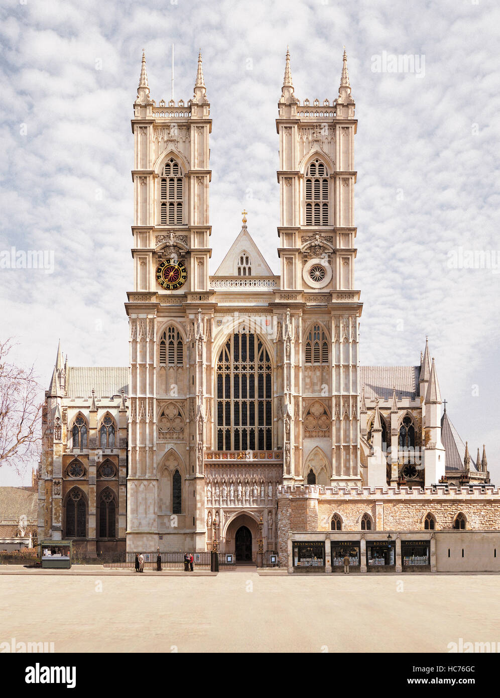La Abadía de Westminster Foto de stock