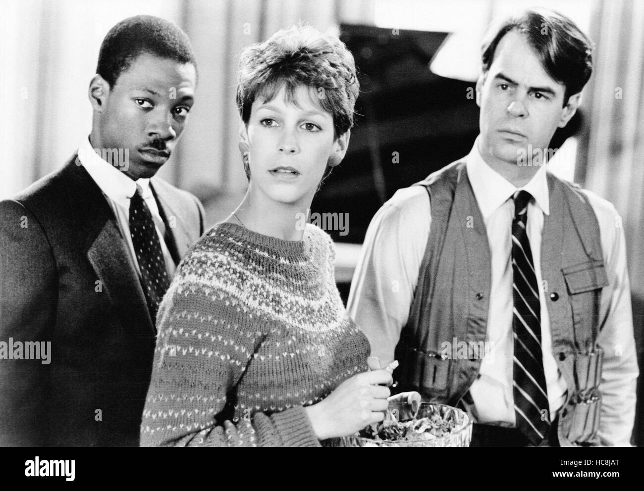 Lugares comerciales, desde la izquierda, Eddie Murphy, Jamie Lee Curtis