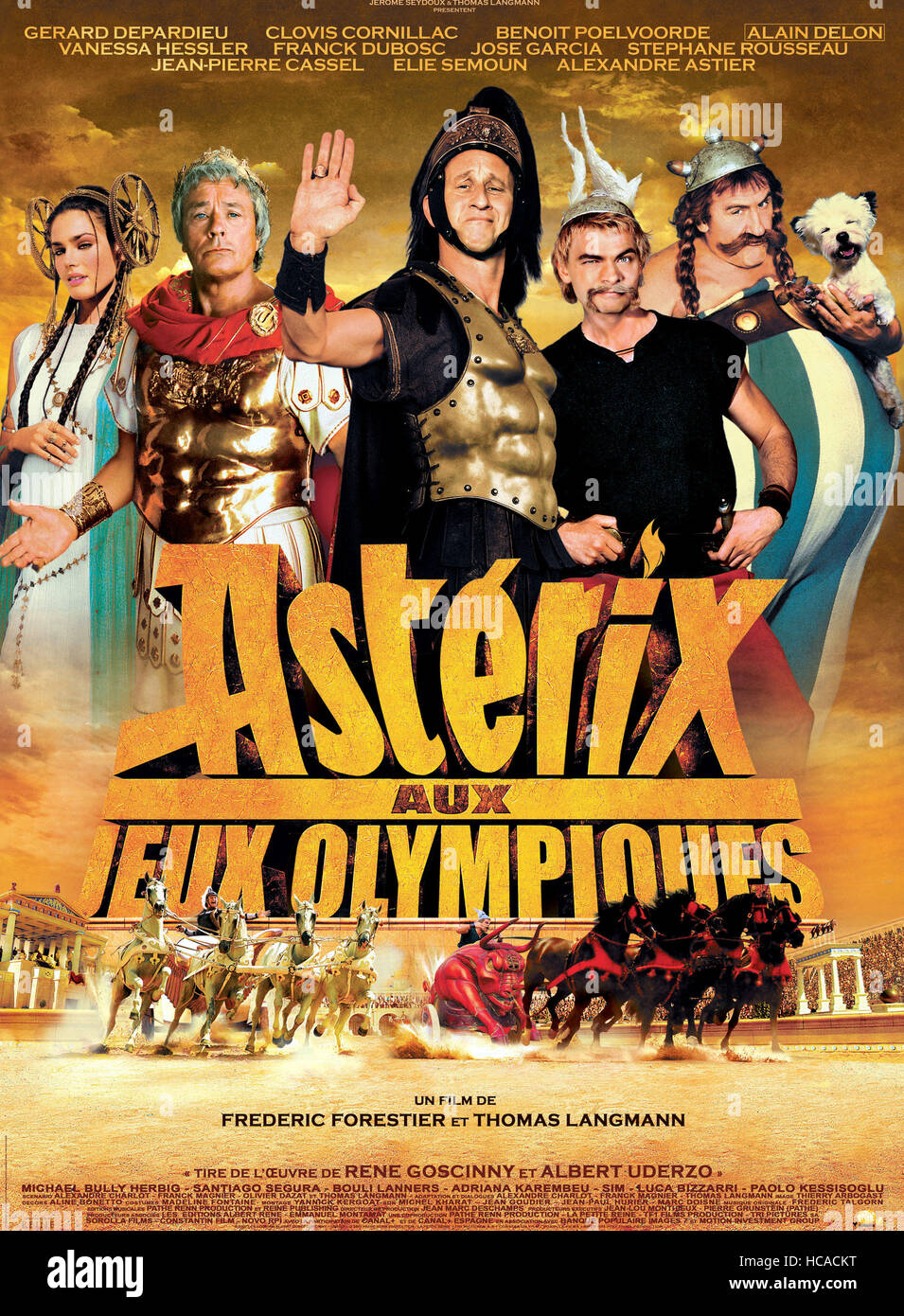 Astérix EN LOS JUEGOS OLÍMPICOS (aka Astérix aux jeux olympiques), Vanessa Hessler, Alain Delon