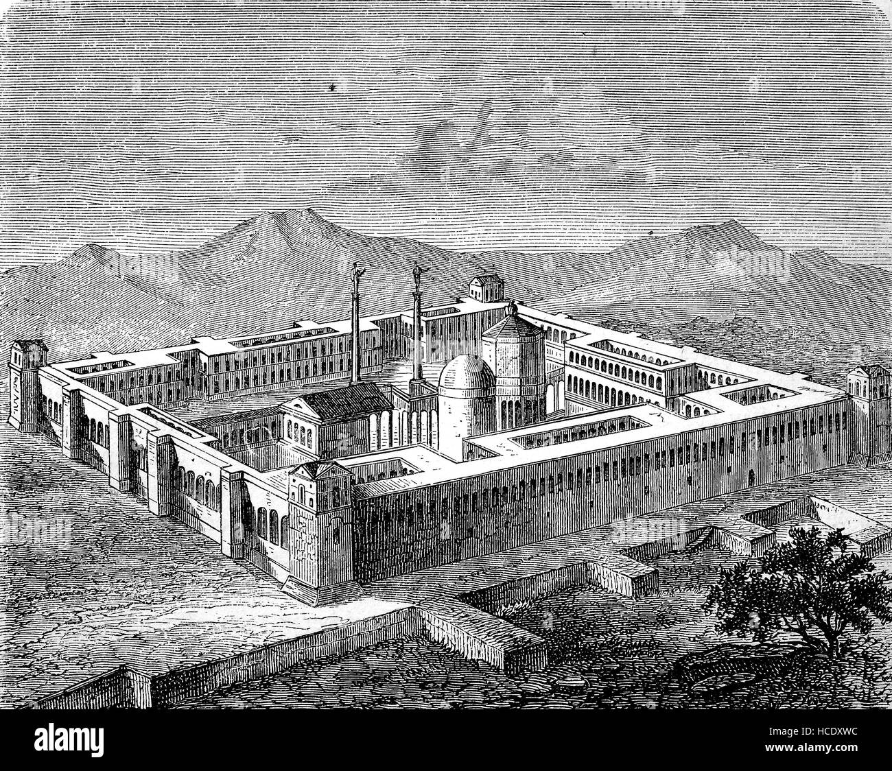 El Palacio De Diocletian Construida Por El Emperador Romano Diocleciano A La Vuelta Del Siglo Cuarto D C En Salona Split Croacia La Historia De La Roma Antigua El Imperio Romano Italia Fotografia