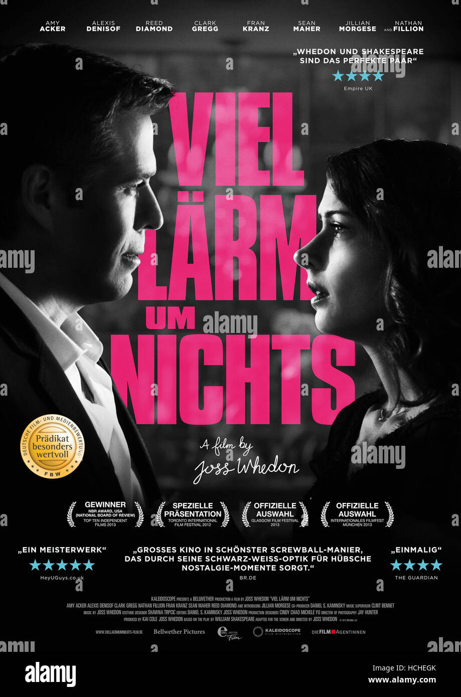 Mucho ruido y pocas nueces, (aka VIEL LARM UM NICHTS), póster, arte