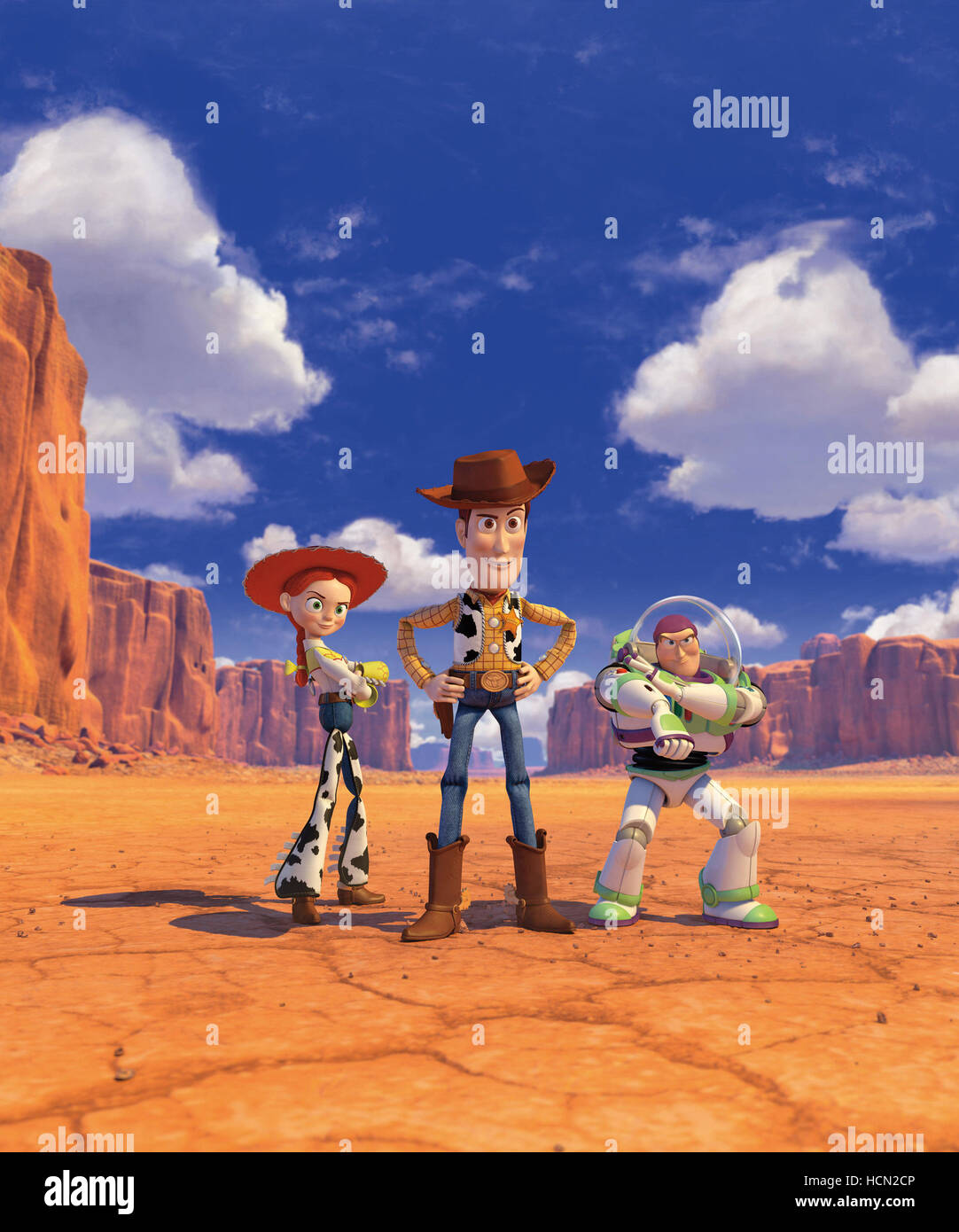 TOY story 3, de izquierda a derecha: Jessie (voz: Joan Cusack), Woody (voz:  Tom Hanks), Buzz Lightyear (voz: Tim Allen), 2010. ©Buena Fotografía de  stock - Alamy