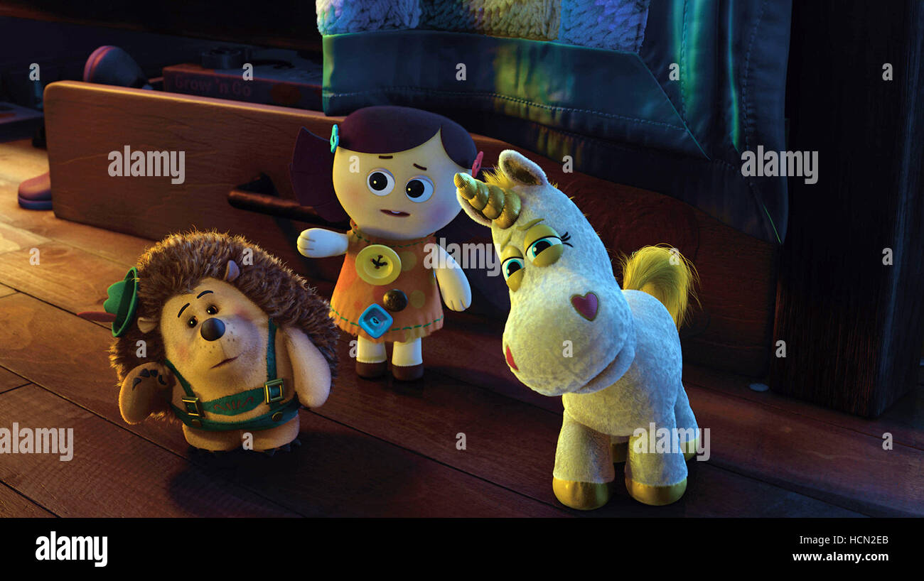 TOY story 3, de izquierda a derecha: Sr. Pricklepants (voz: Timothy  Dalton), Dolly (voz: Bonnie Hunt), Buttercup (voz: Jeff Garlin Fotografía  de stock - Alamy