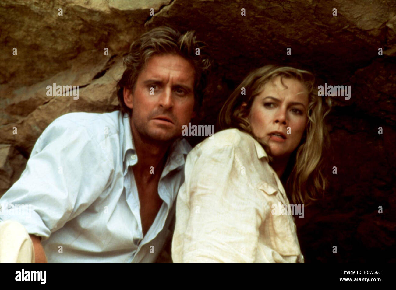 Joya del Nilo, Michael Douglas, Kathleen Turner, 1985 Fotografía de